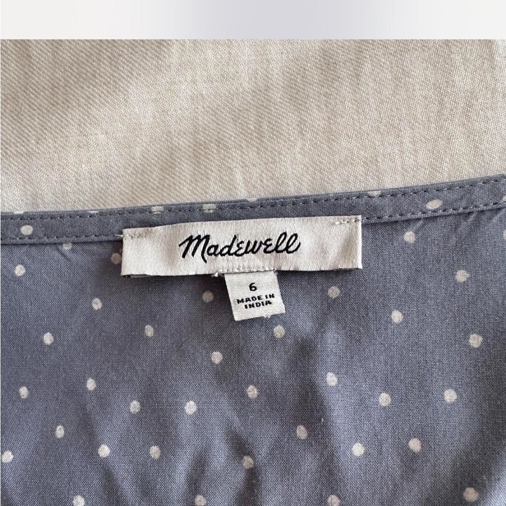 Madewell leedra button front midi dress